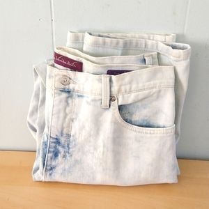 Stonewashed Jeans Gloria Vanderbilt Amanda slimming fit pants 12p petite large